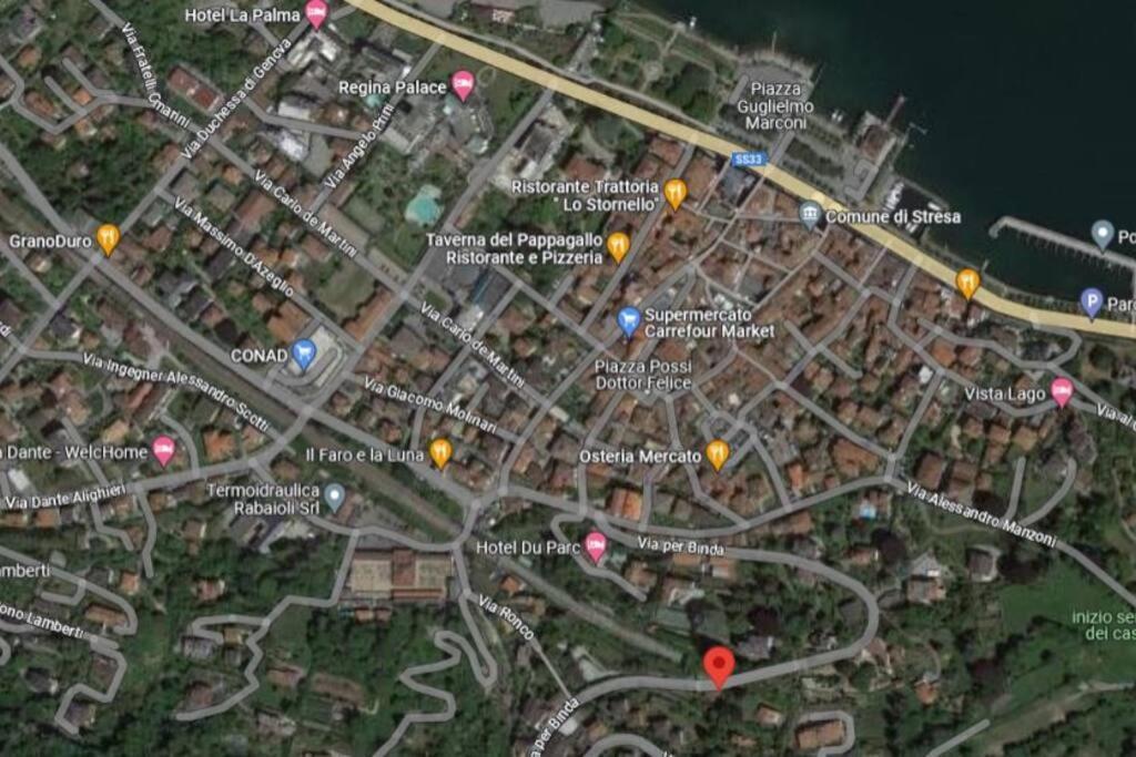 La Finestra Sul Lago - In Villa Con Vista E Posto Auto Coperto Stresa Exterior photo